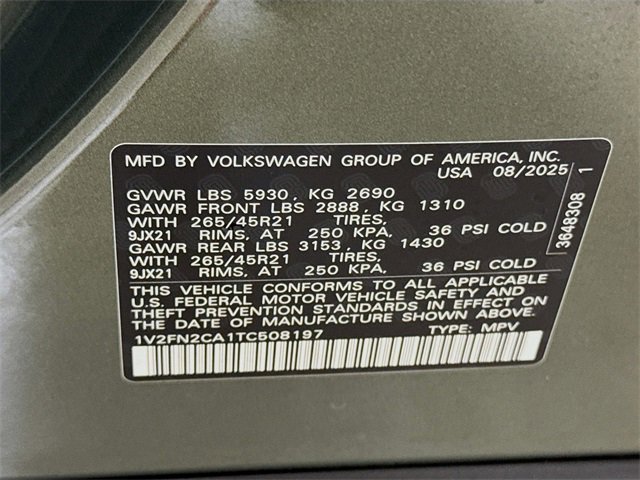 New 2026 Volkswagen Atlas SEL Premium R-Line image 21