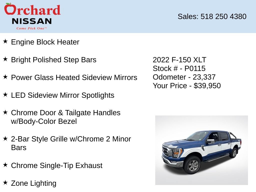 Used 2022 Ford F150 XLT w/ Equipment Group 302A High AWD/4WD image 29