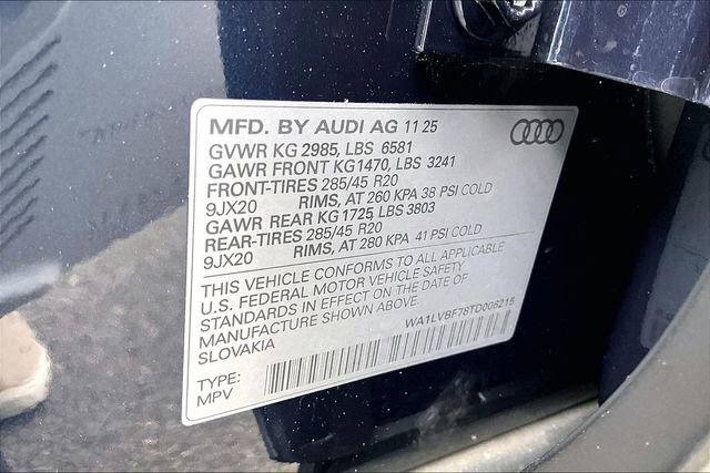 Certified 2026 Audi Q7 3.0T Premium Plus w/ Premium Plus Package AWD/4WD image 19