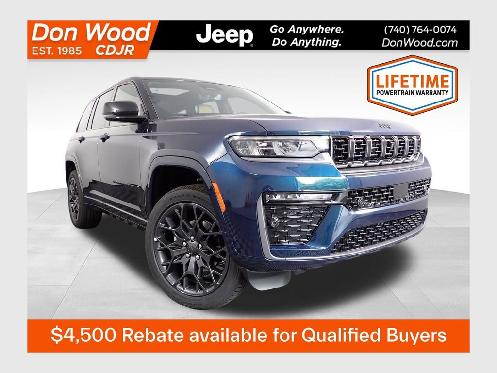 New 2026 Jeep Grand Cherokee Summit w/ Obsidian Package