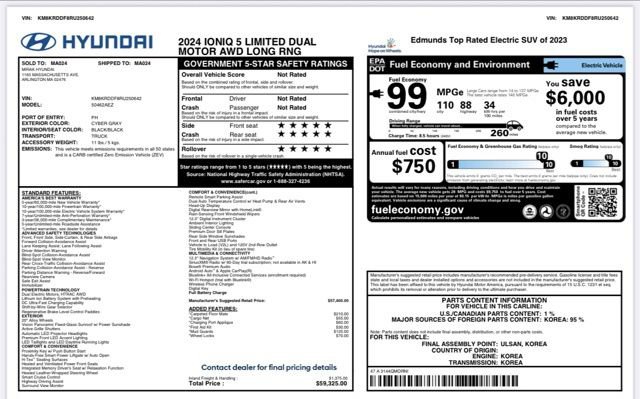 Used 2024 Hyundai Ioniq 5 Limited image 27