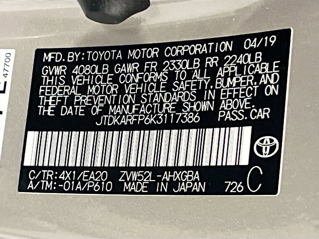 Used 2019 Toyota Prius Prime Premium w/ Carpet Mat Package image 30