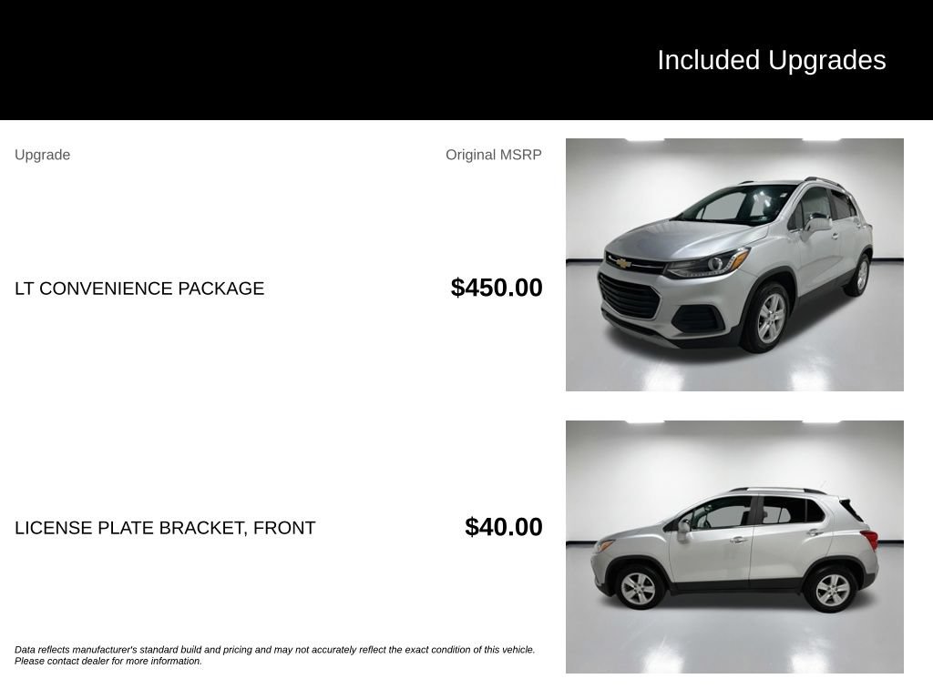 Used 2018 Chevrolet Trax LT w/ LT Convenience Package FWD image 7