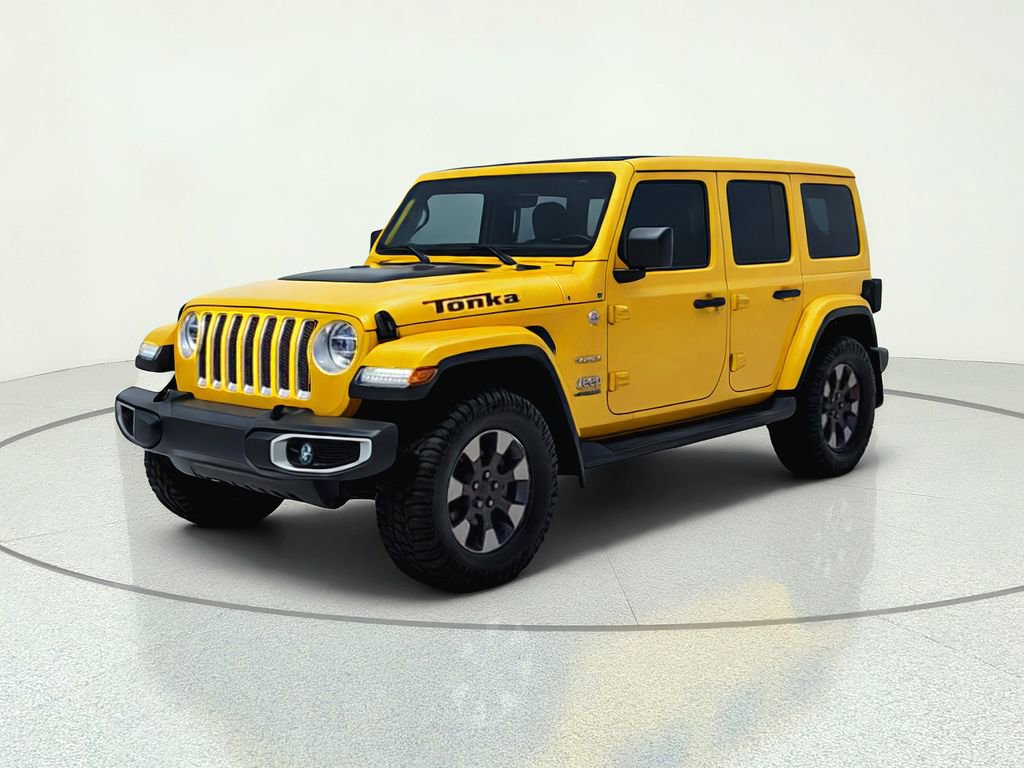 Used 2019 Jeep Wrangler Unlimited Sahara w/ Uconnect 4C Nav & Sound Group AWD/4WD image 3