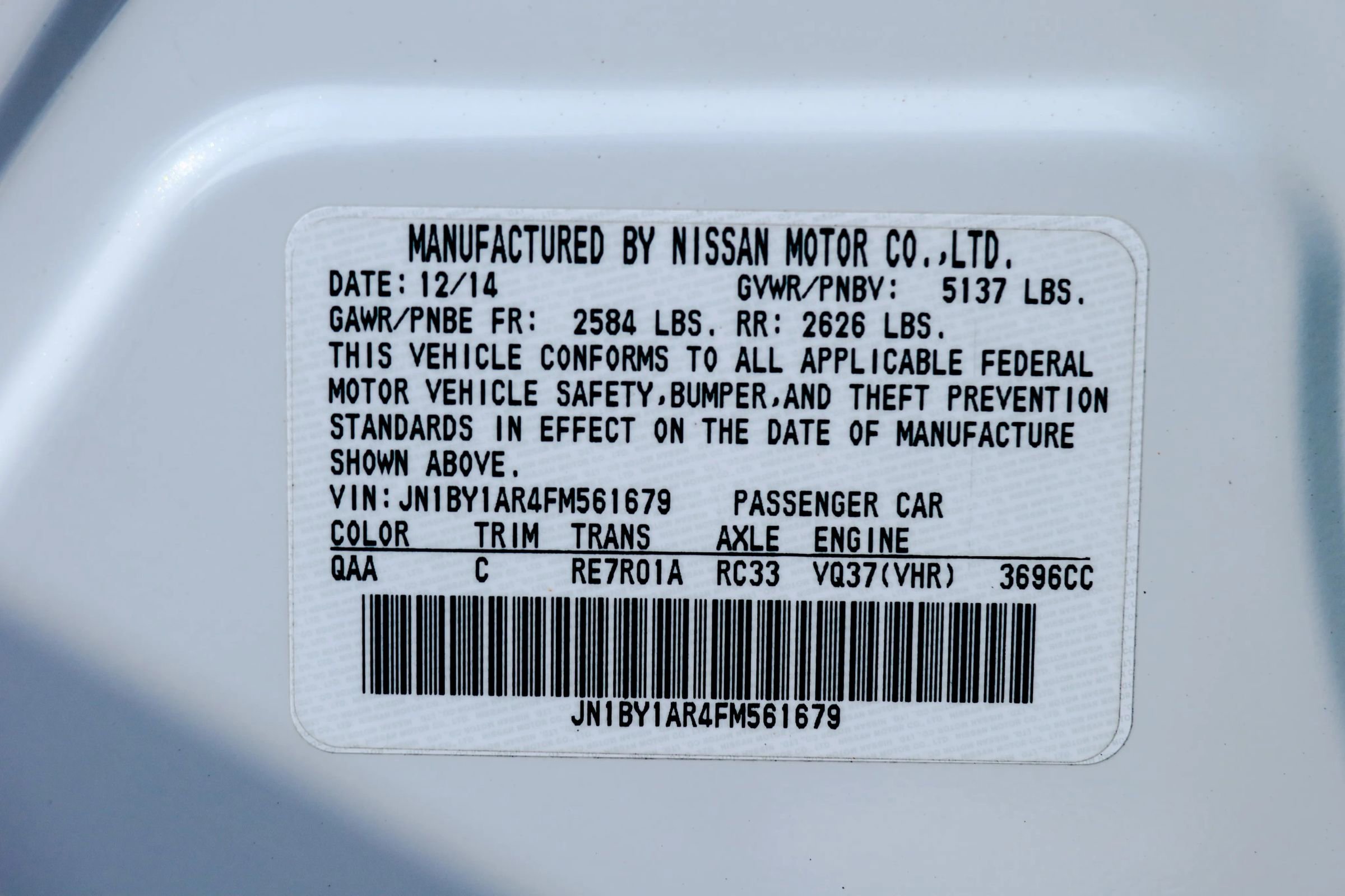 Used 2015 INFINITI Q70 3.7 image 9