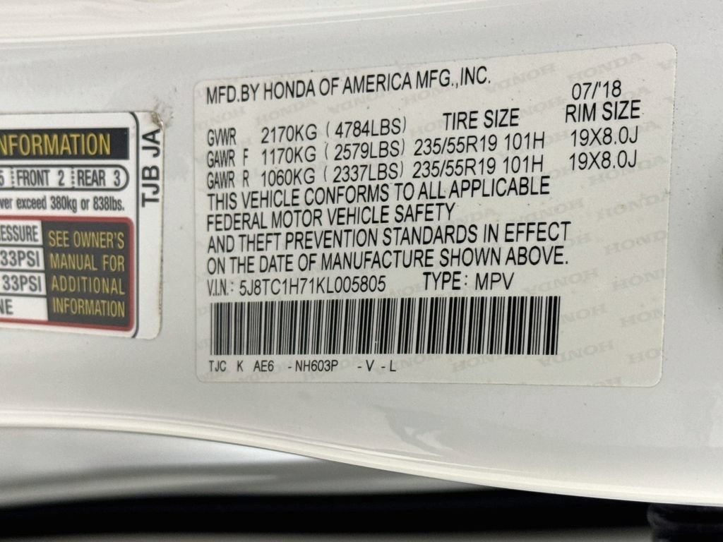 Used 2019 Acura RDX w/ Advance Package FWD image 35