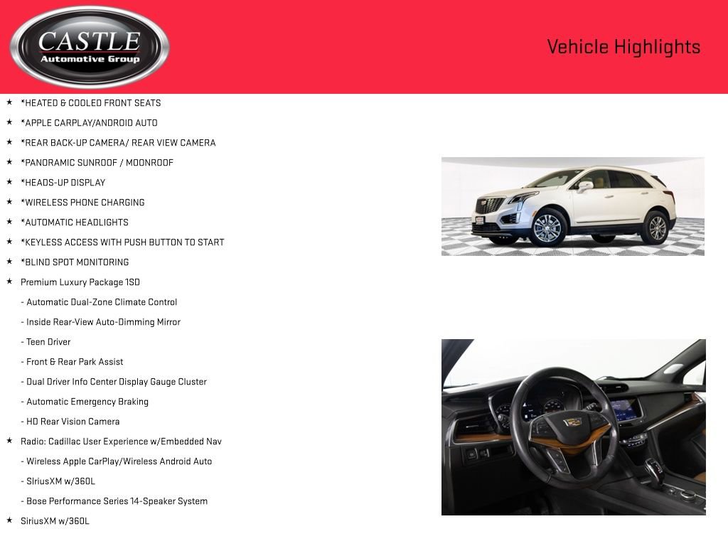 Used 2023 Cadillac XT5 Premium Luxury w/ LPO, Floor Liner Package image 3