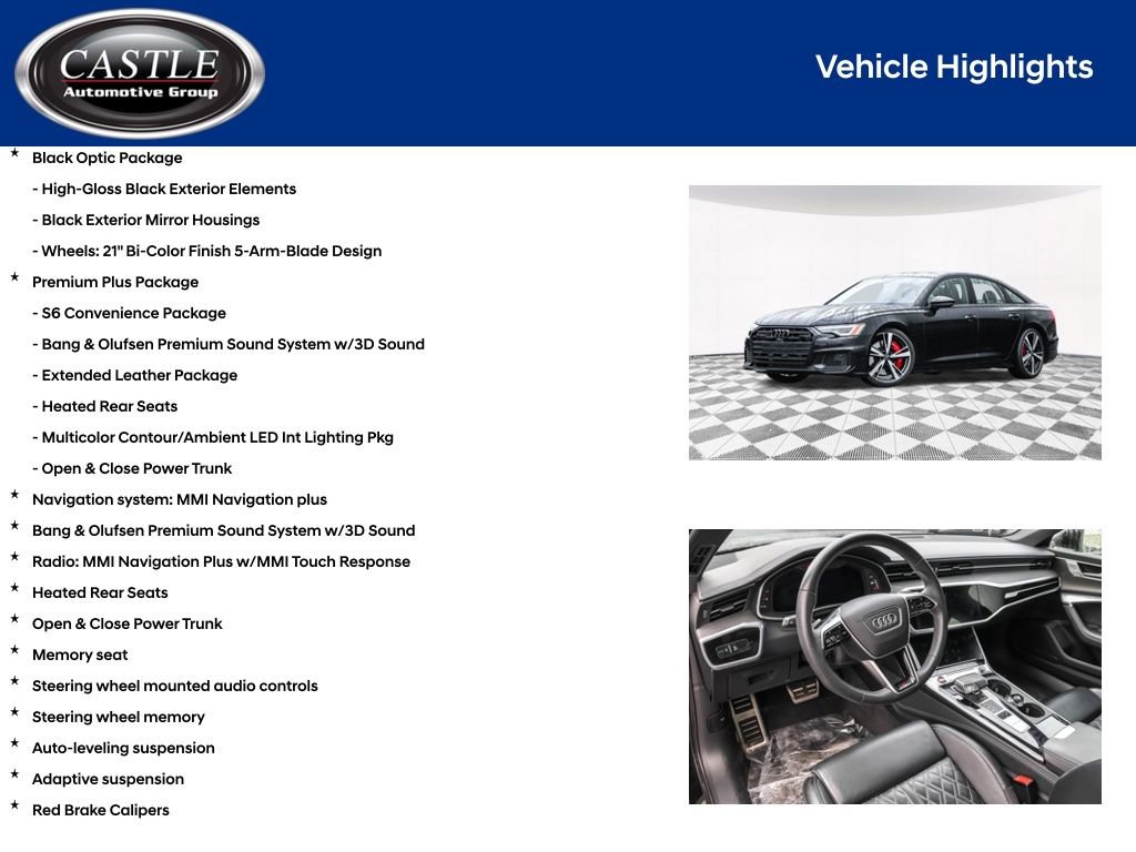 Used 2023 Audi S6 Premium Plus w/ Premium Plus Package AWD/4WD image 7