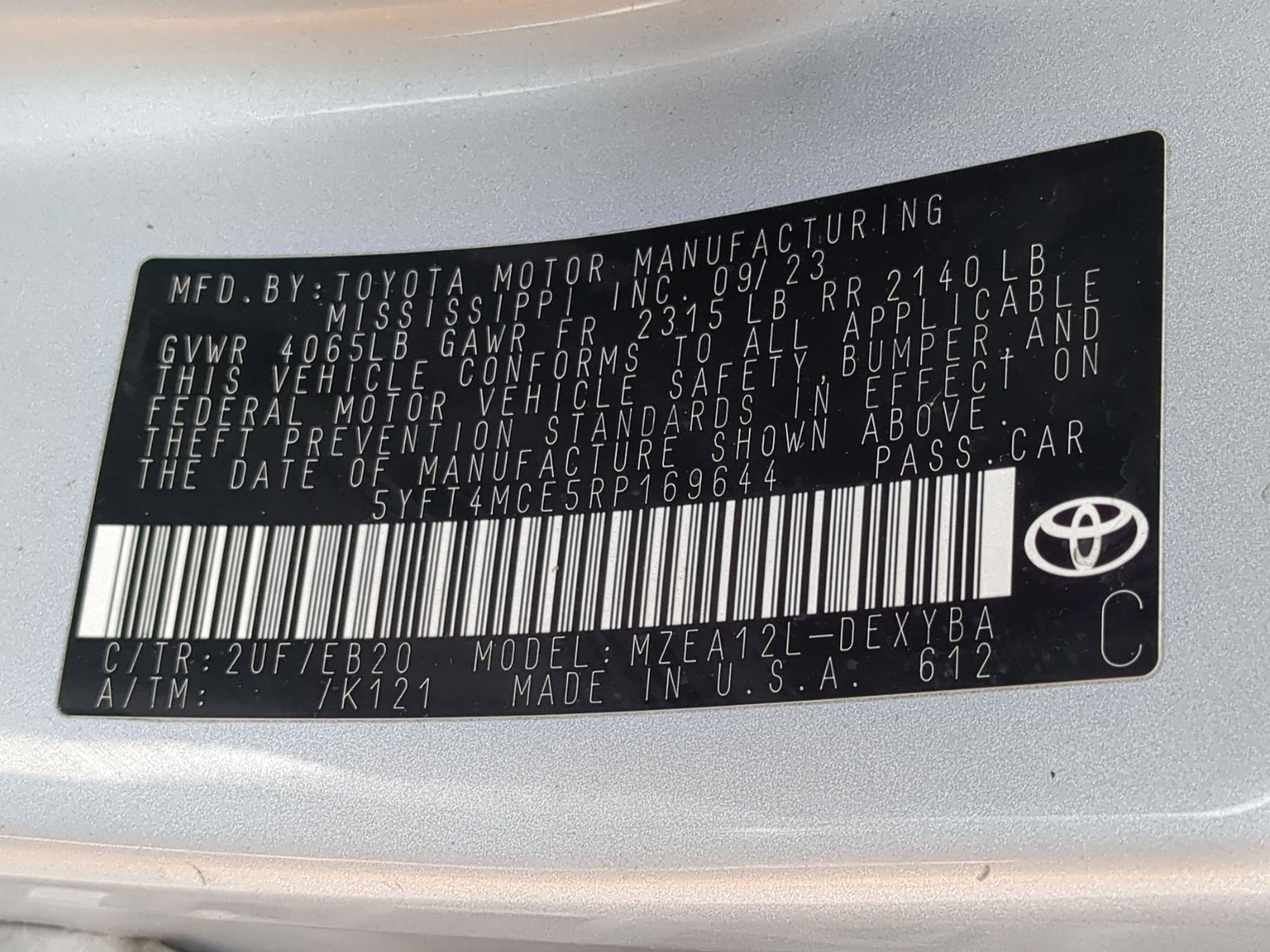 Used 2024 Toyota Corolla XSE FWD image 35