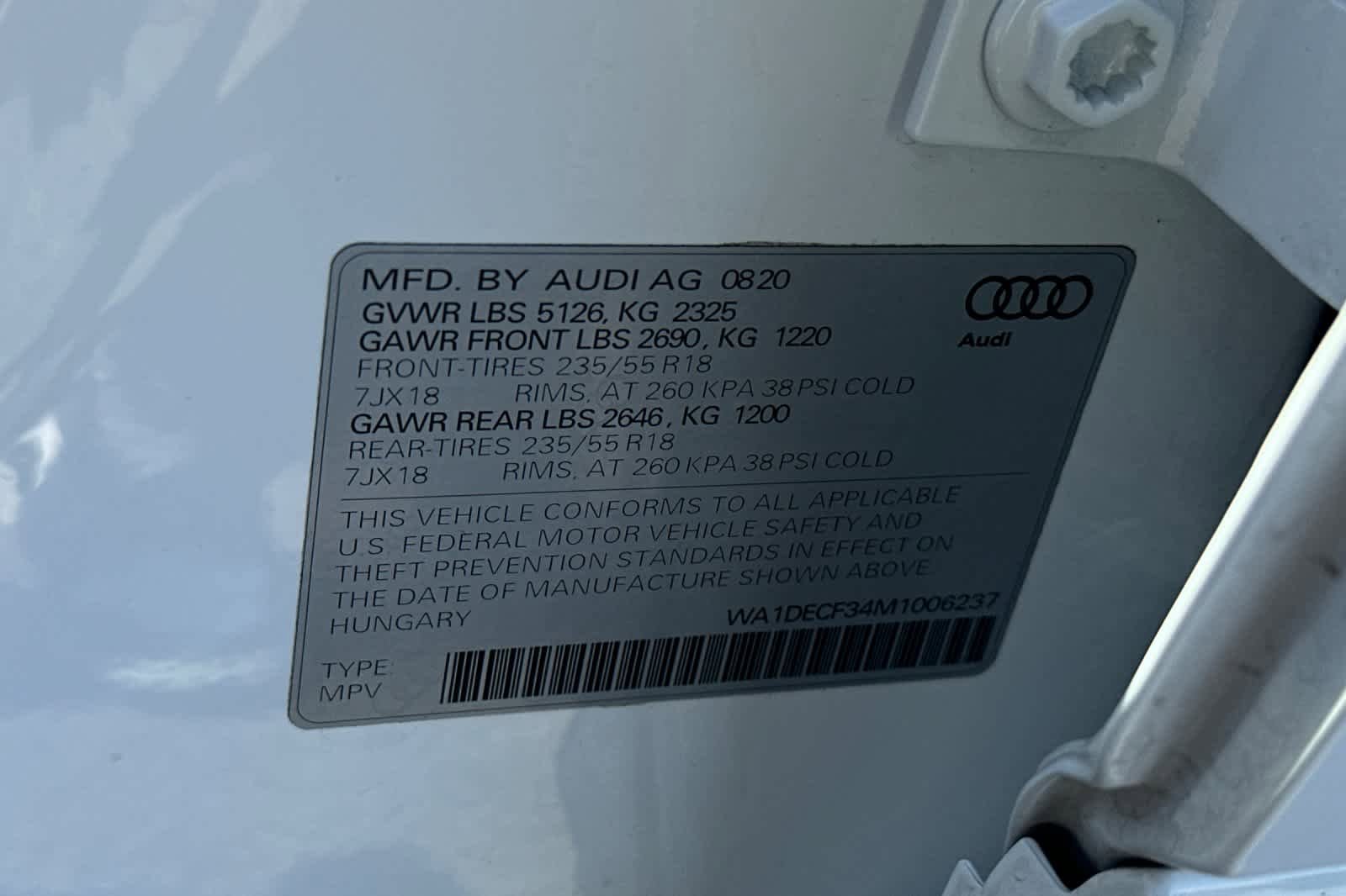 Used 2021 Audi Q3 2.0T Premium w/ Convenience Package AWD/4WD image 34