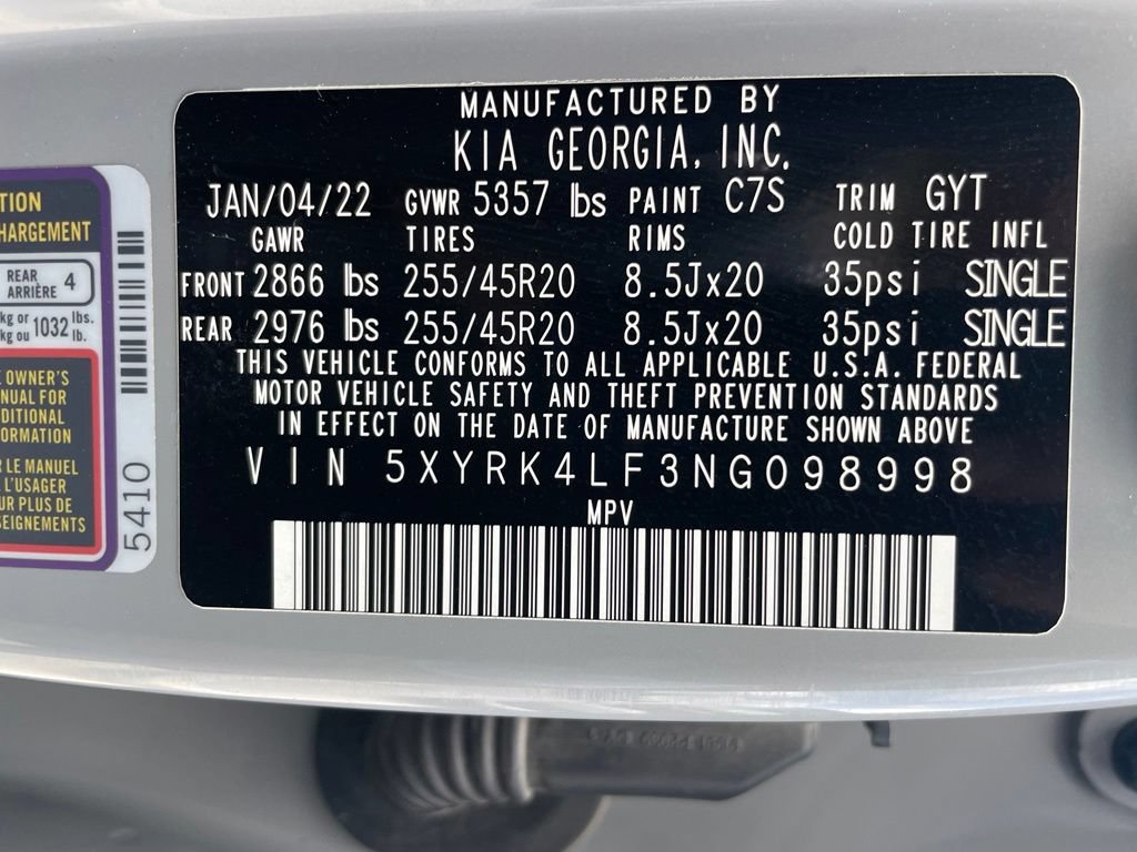 Used 2022 Kia Sorento SX FWD image 35