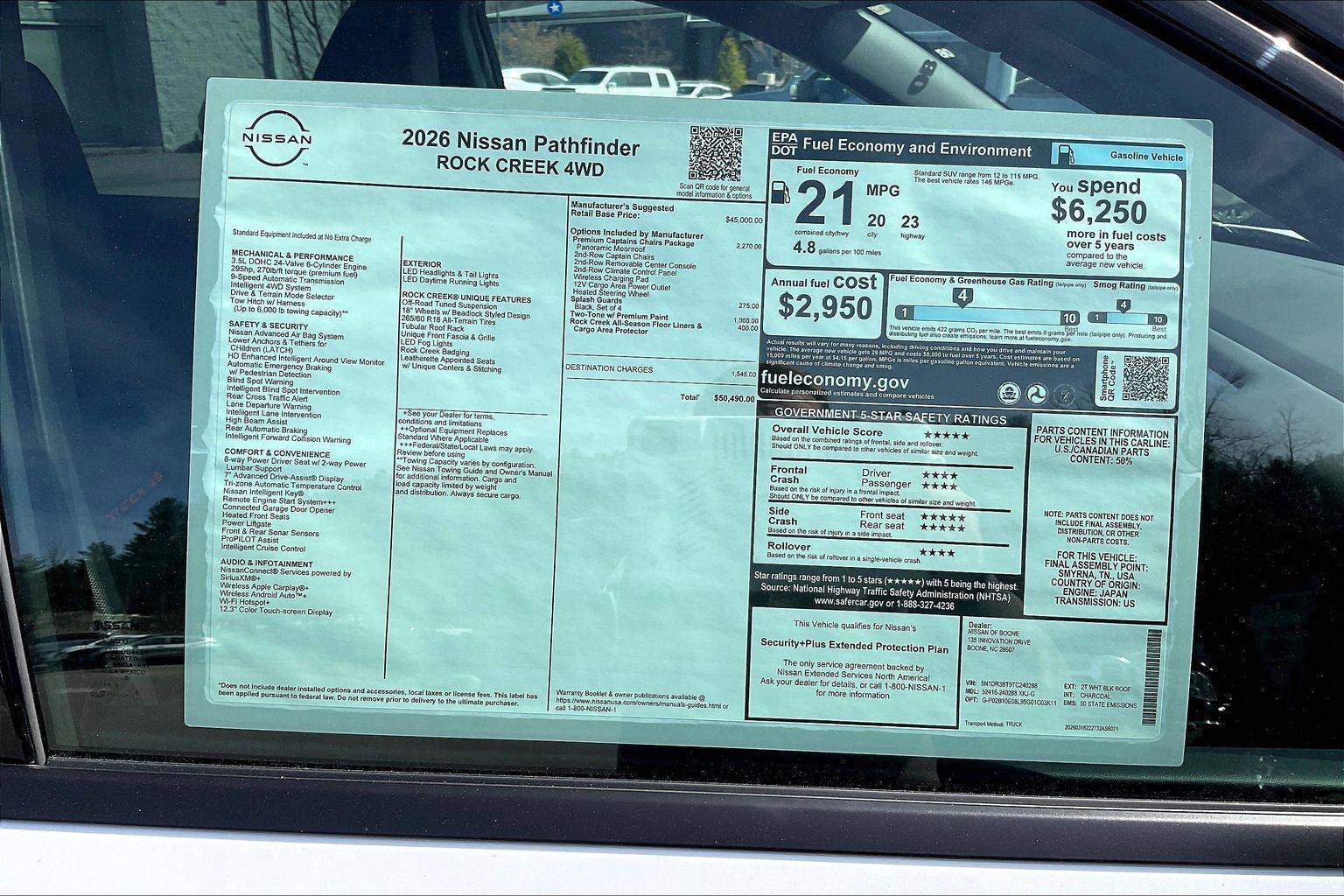 New 2026 Nissan Pathfinder Rock Creek image 15