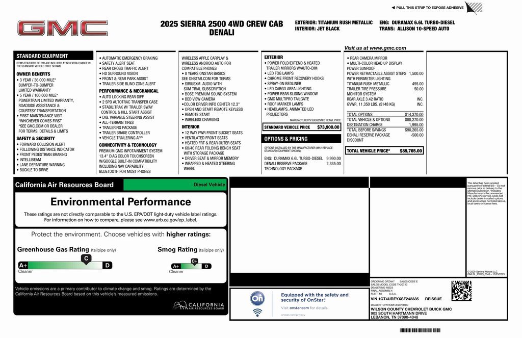 New 2025 GMC Sierra 2500 Denali w/ Denali Reserve Package image 4