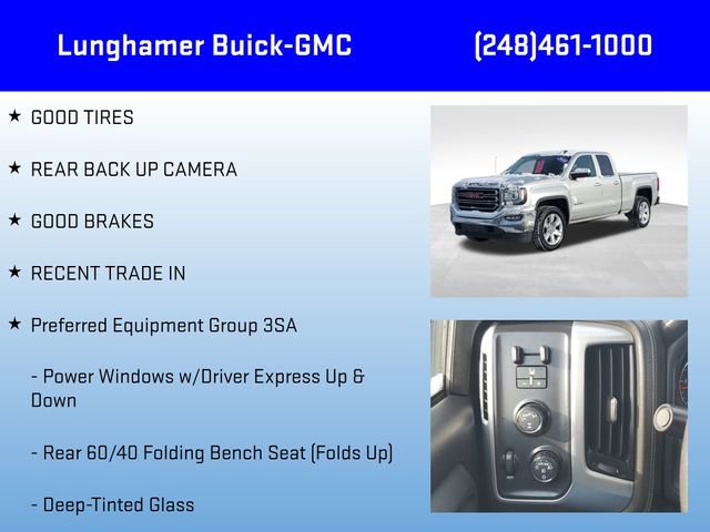 Certified 2018 GMC Sierra 1500 SLE w/ SLE Value Package image 6