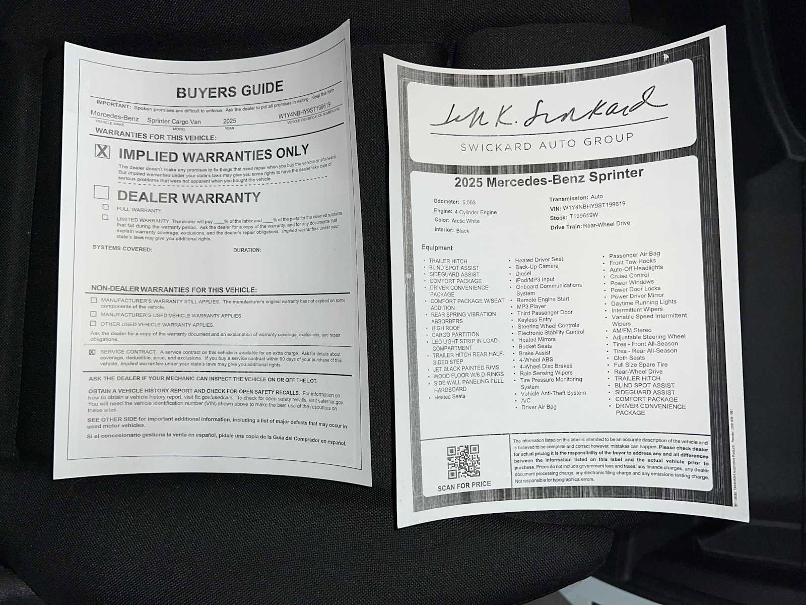 Used 2025 Mercedes-Benz Sprinter 2500 image 32