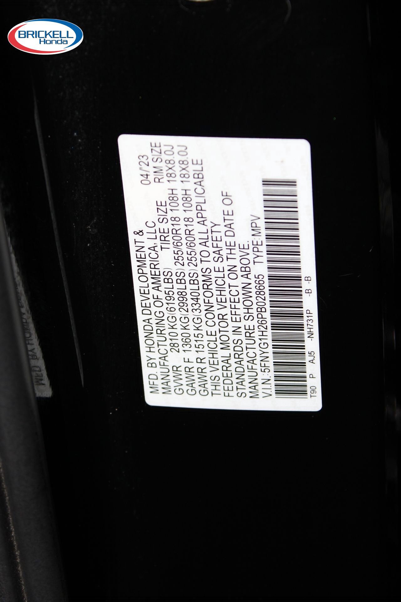 Certified 2023 Honda Pilot LX image 40