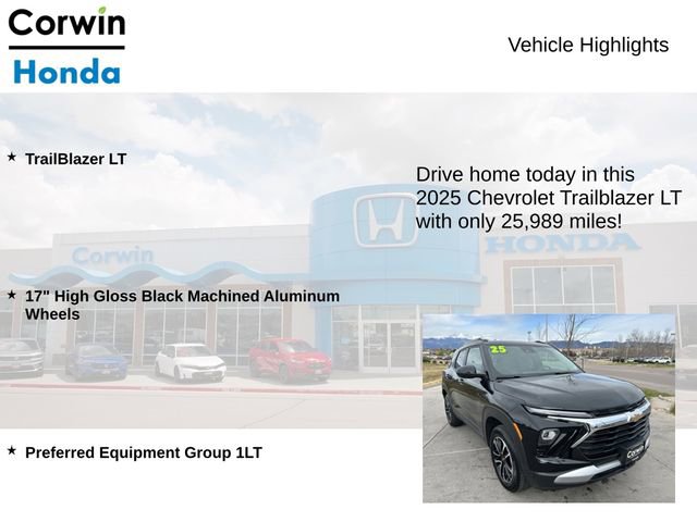 Used 2025 Chevrolet TrailBlazer LT AWD/4WD image 6