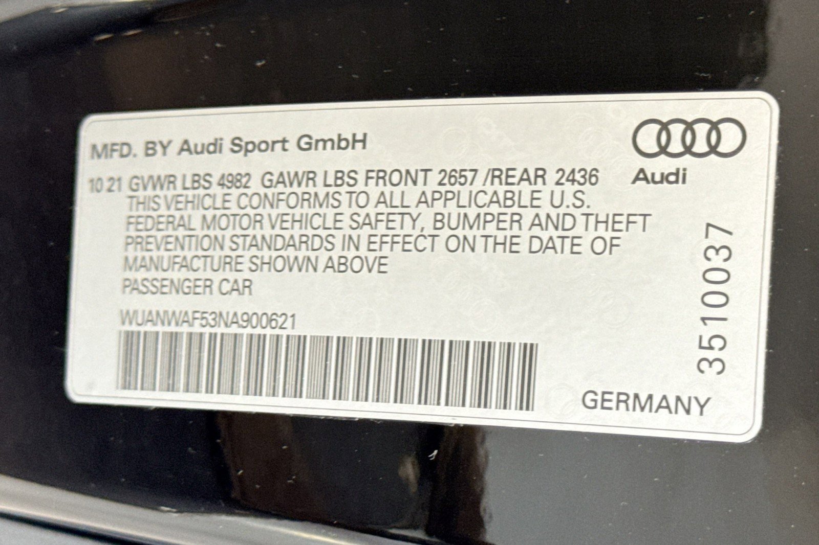 Used 2022 Audi RS 5 w/ Black Optic Carbon Package image 31