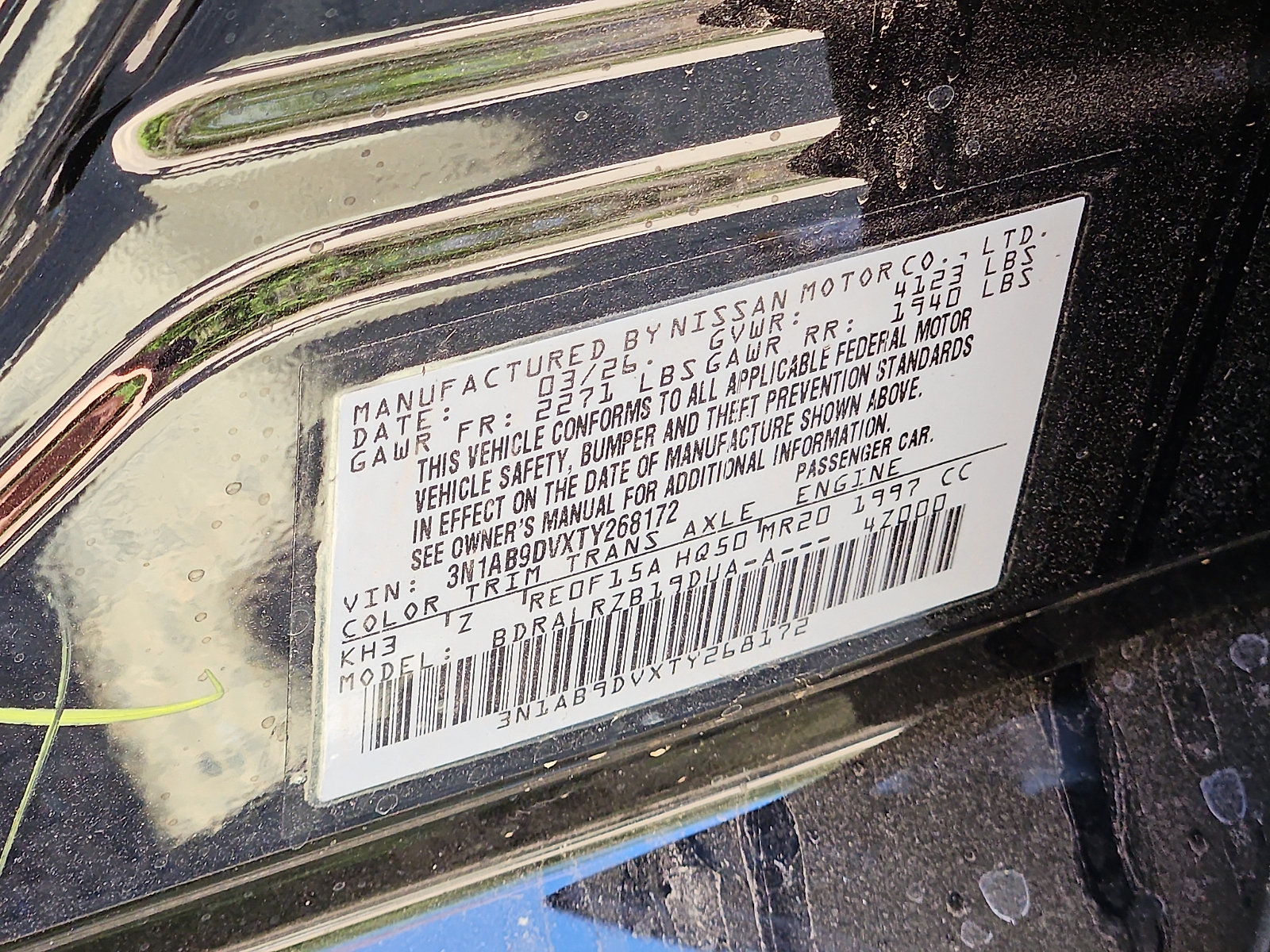 New 2026 Nissan Sentra SR w/ SR All Weather Package FWD image 19