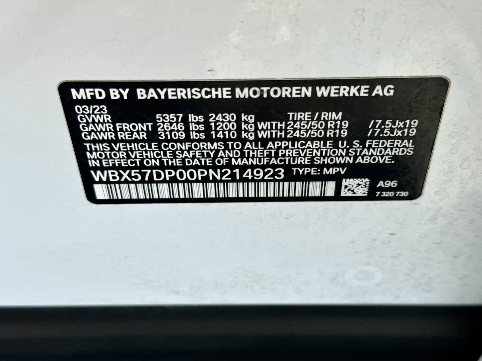 Used 2023 BMW X3 xDrive30i w/ Convenience Package w/ZPA AWD/4WD image 35