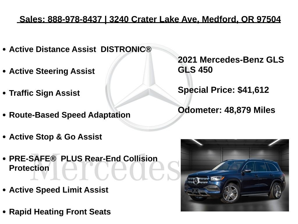 Used 2021 Mercedes-Benz GLS 450 4MATIC image 25