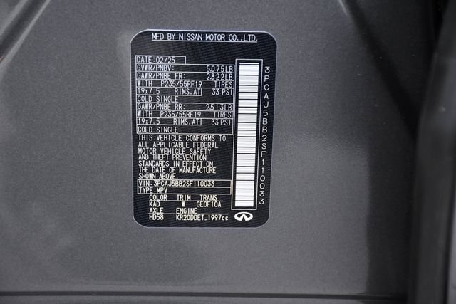 Used 2025 INFINITI QX50 Luxe image 32