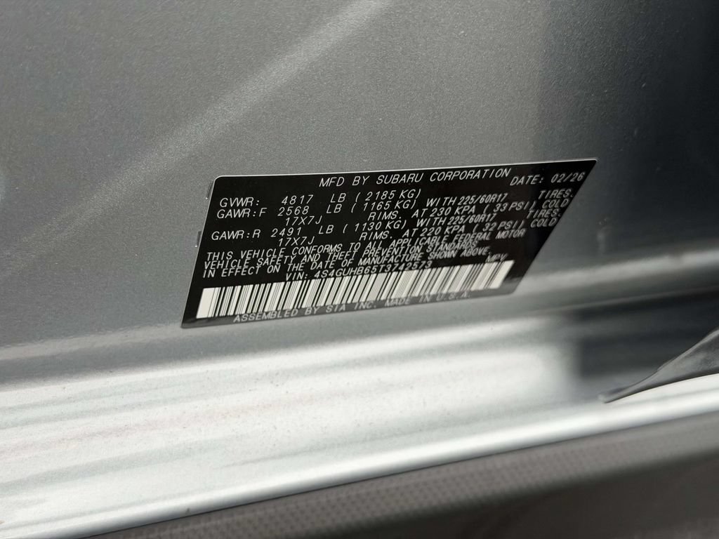 Certified 2026 Subaru Crosstrek 2.5i AWD/4WD image 27