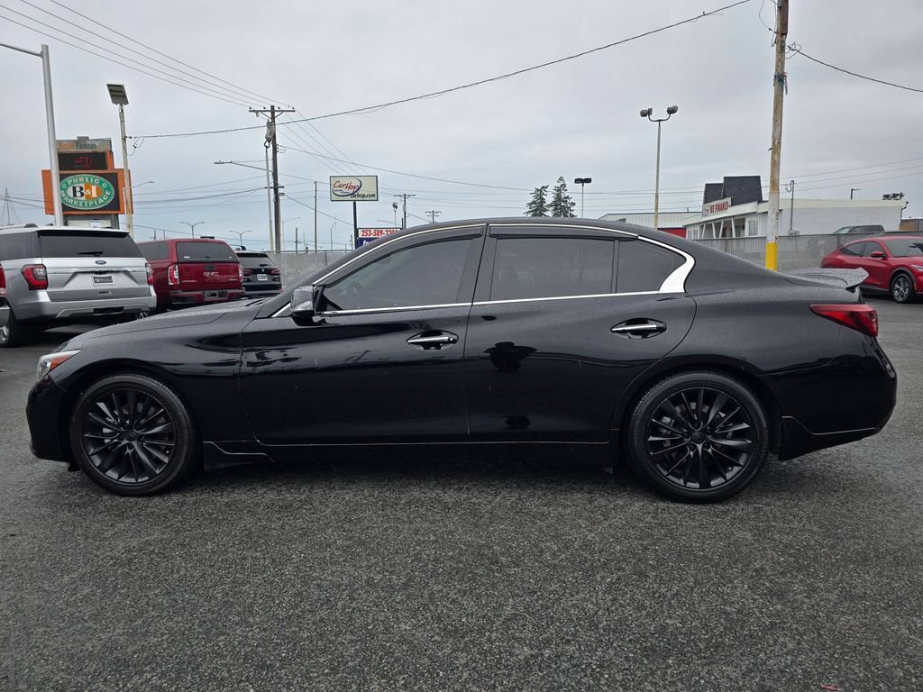 Used 2022 INFINITI Q50 Luxe w/ Cargo Package RWD image 9