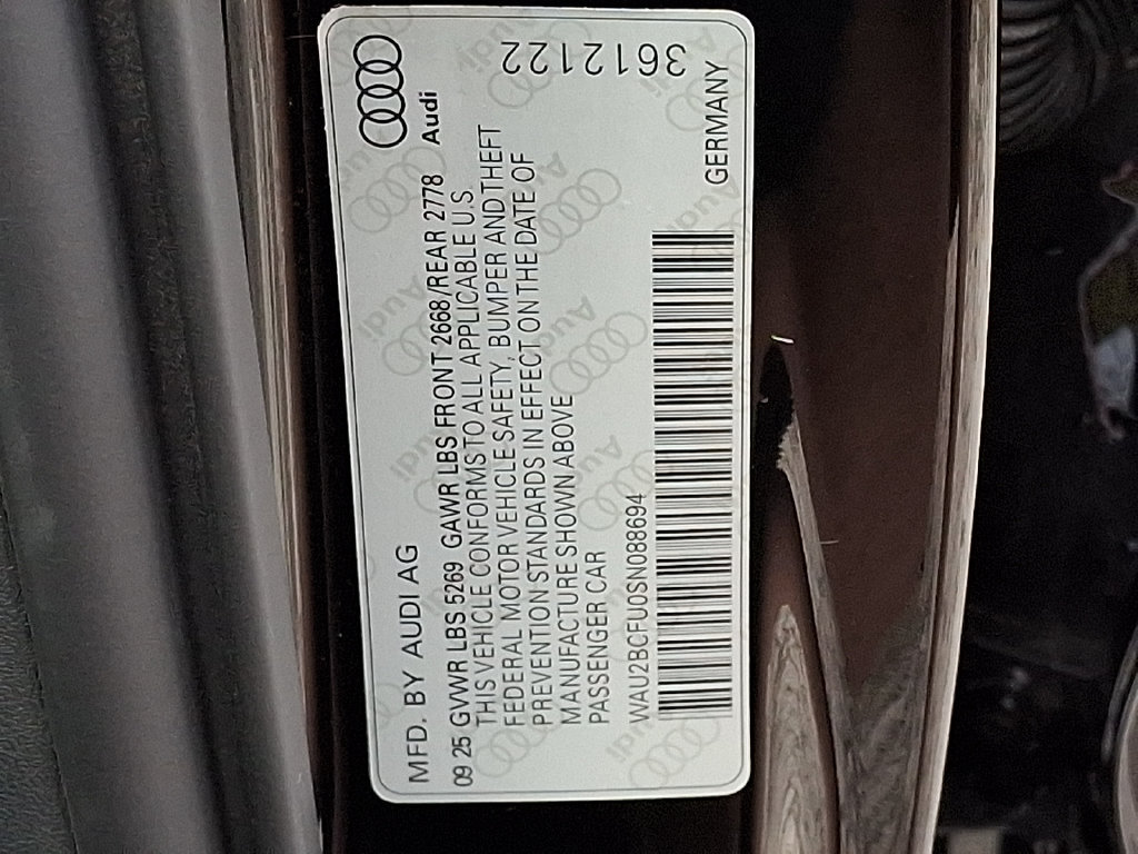 Certified 2025 Audi A5 2.0T Premium Plus w/ Premium Plus AWD/4WD image 27