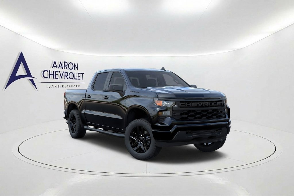 New 2026 Chevrolet Silverado 1500 Custom w/ Turbomax Blackout Package RWD image 8