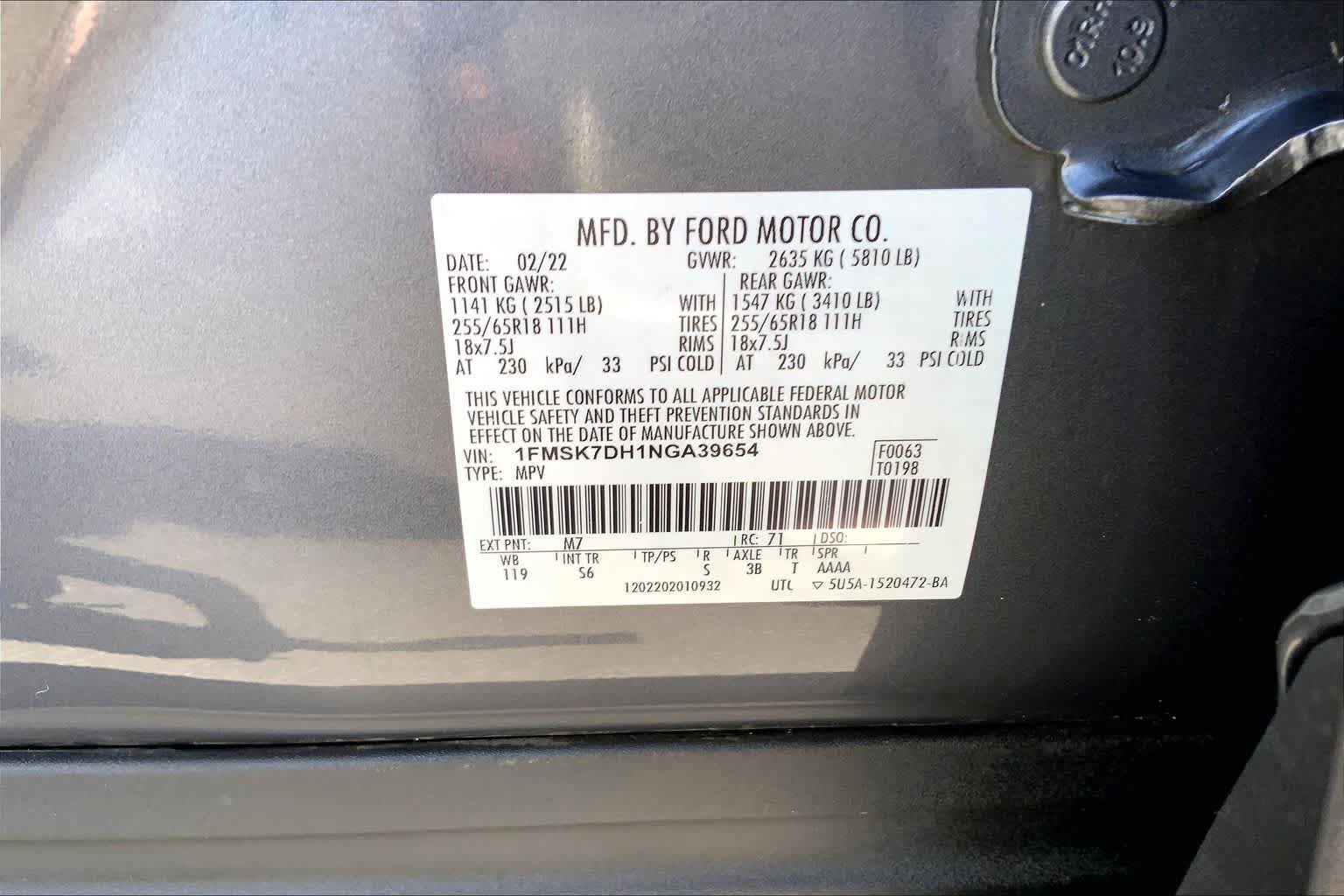 Used 2022 Ford Explorer XLT w/ Equipment Group 202A RWD image 36