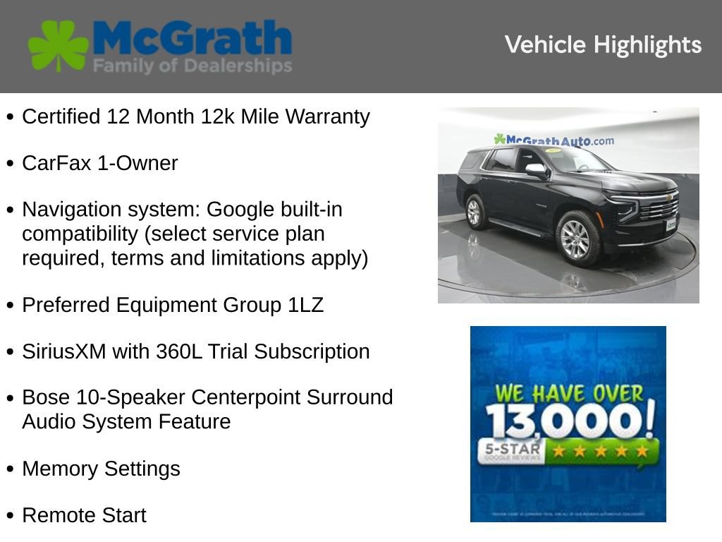 Used 2025 Chevrolet Tahoe Premier AWD/4WD image 6