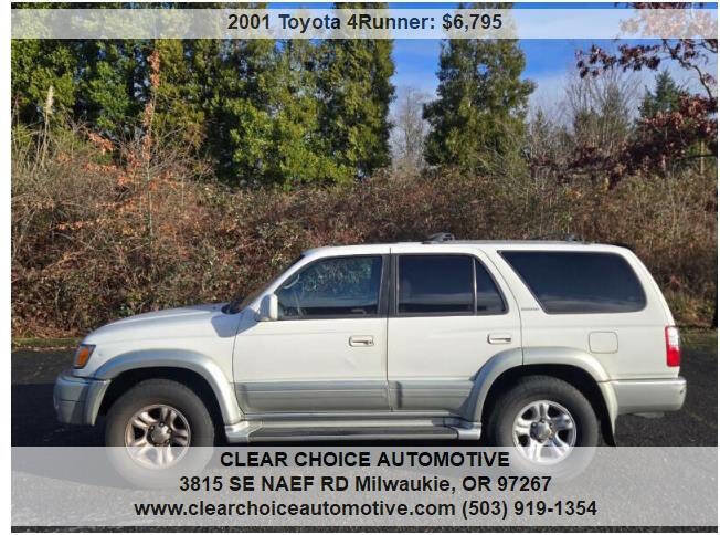 Used 2001 Toyota 4Runner Limited