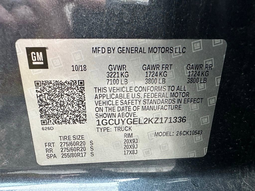 Used 2019 Chevrolet Silverado 1500 LTZ w/ LTZ Plus Package image 16