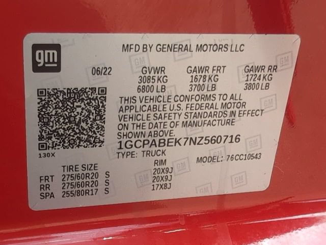 Certified 2022 Chevrolet Silverado 1500 Custom RWD image 32