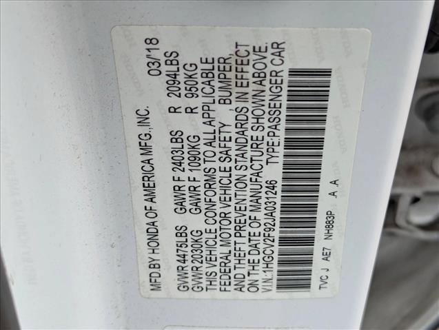 Used 2018 Honda Accord Touring image 16