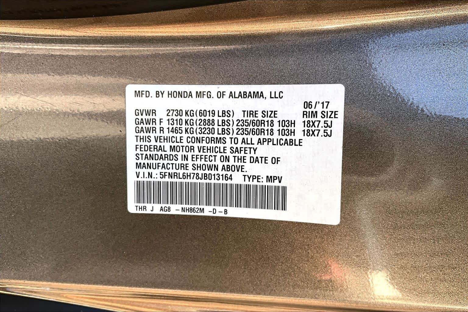 Used 2018 Honda Odyssey EX-L image 36