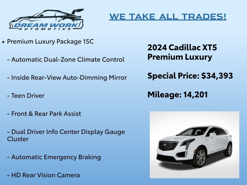 Used 2024 Cadillac XT5 Premium Luxury image 2