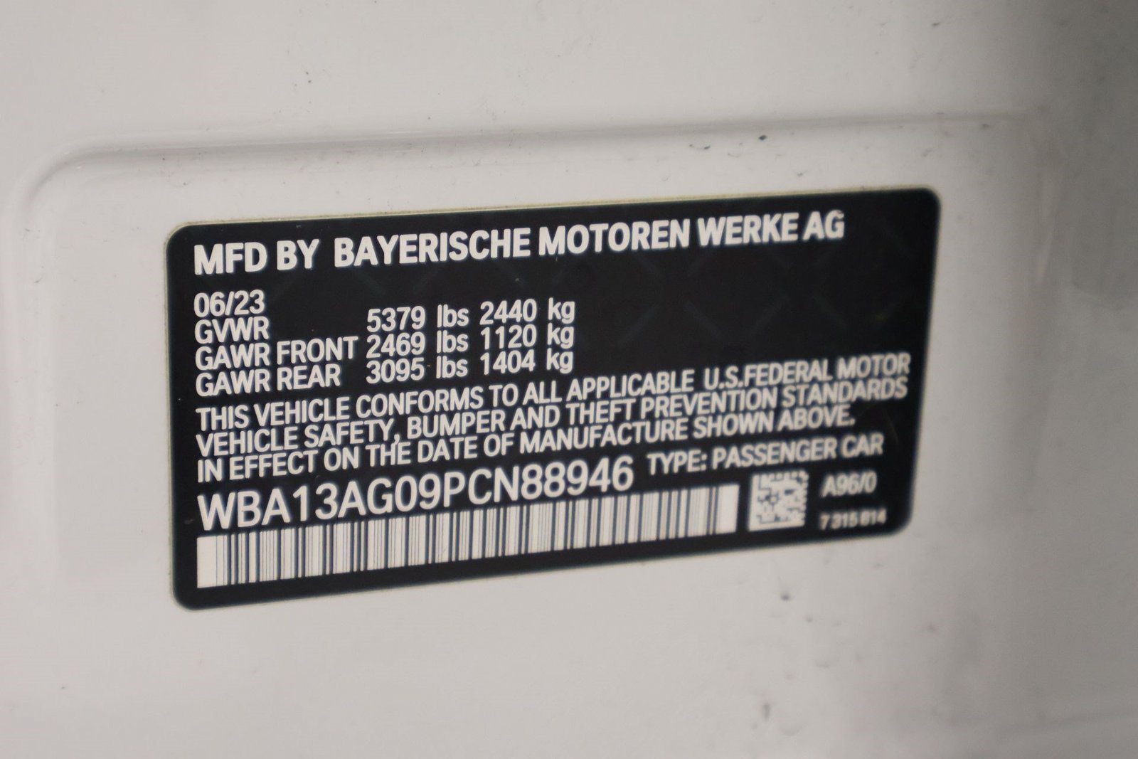 Used 2023 BMW 530e w/ Convenience Package RWD image 16