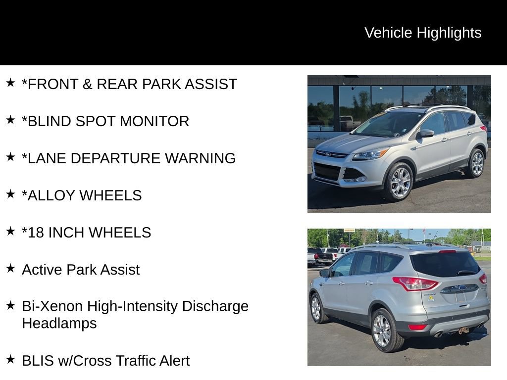 Used 2016 Ford Escape Titanium w/ Equipment Group 301A AWD/4WD image 12