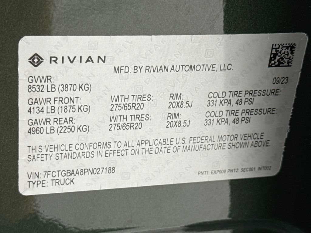 Used 2023 Rivian R1T Adventure Dual AWD/4WD image 35