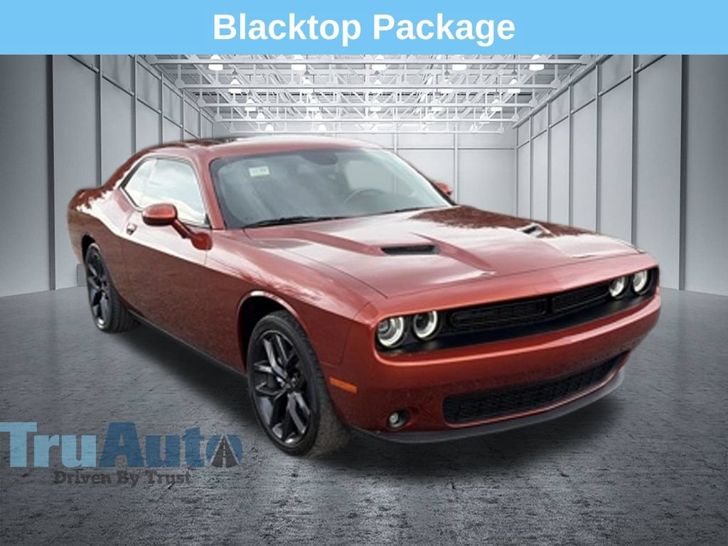 Used 2023 Dodge Challenger SXT w/ Blacktop Package RWD image 1