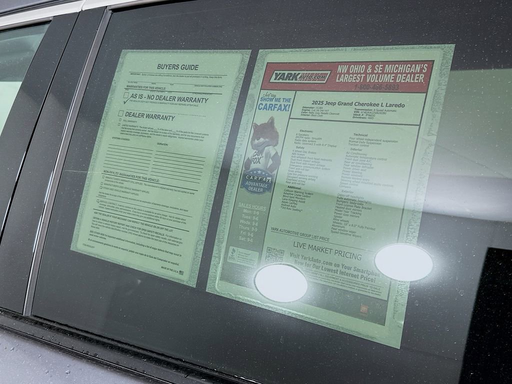 Certified 2025 Jeep Grand Cherokee L Laredo image 15