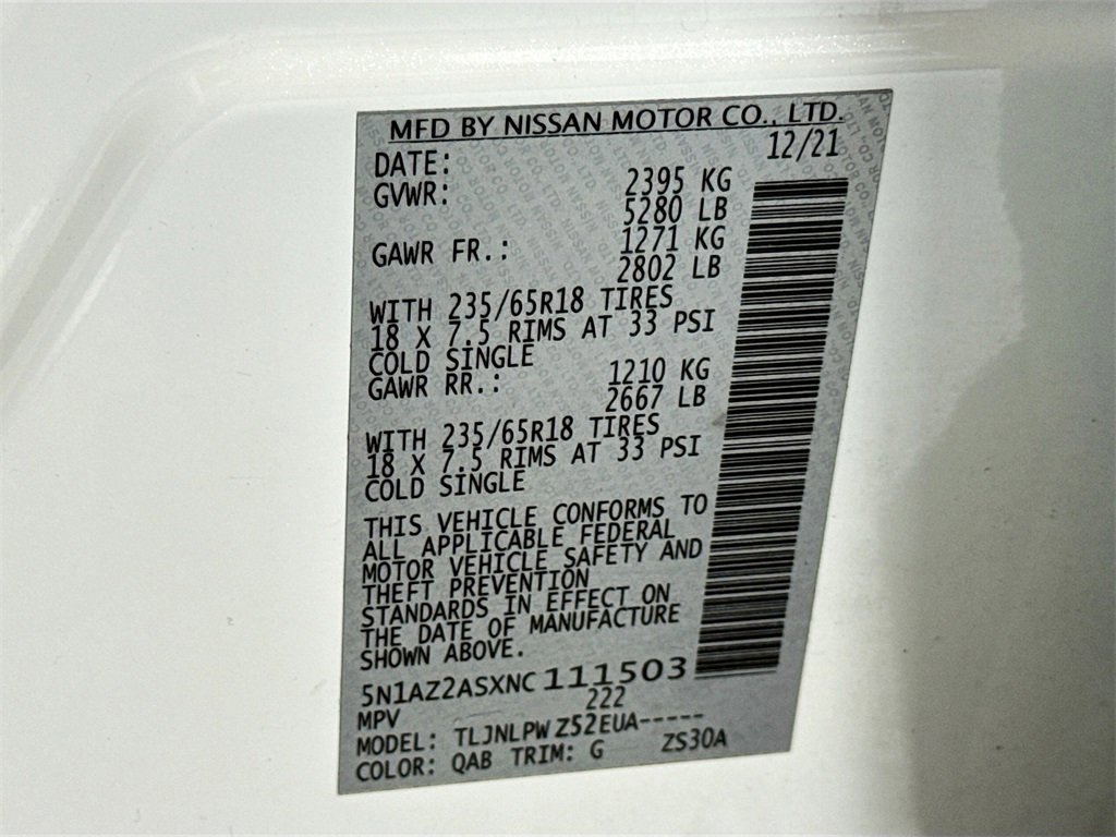 Used 2022 Nissan Murano S image 26