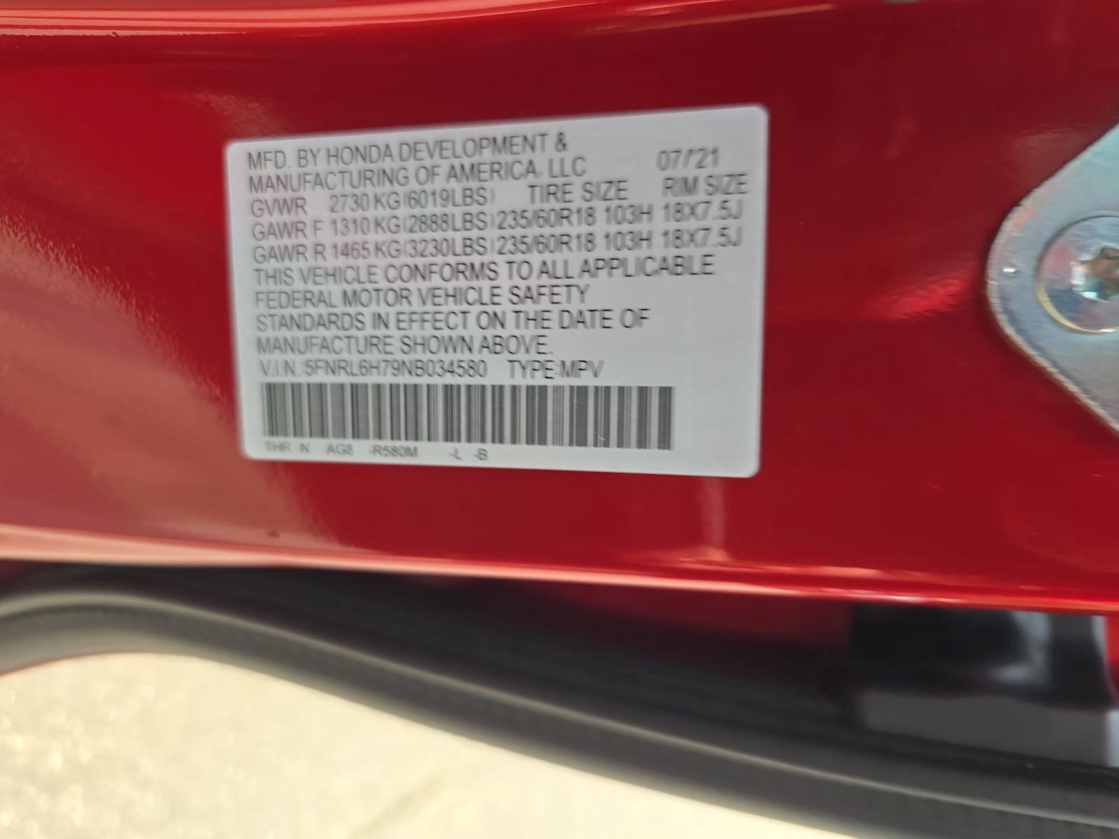 Used 2022 Honda Odyssey EX-L image 36
