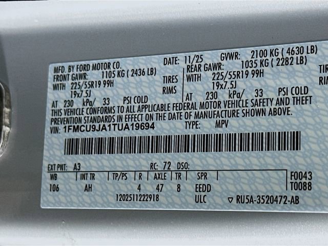 New 2026 Ford Escape Platinum w/ Premium Technology Package image 33