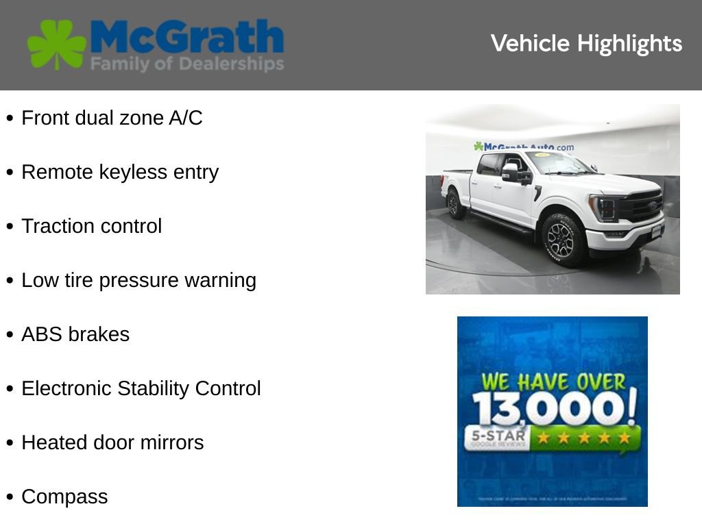 Used 2021 Ford F150 Lariat w/ Equipment Group 502A High AWD/4WD image 6