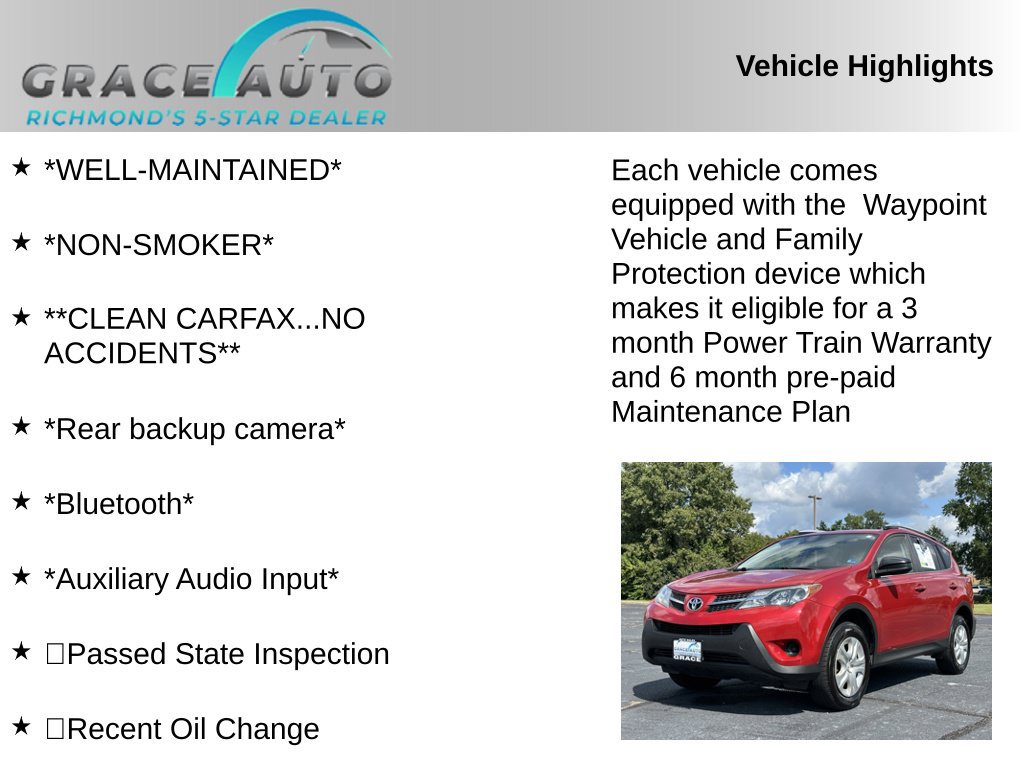 Used 2014 Toyota RAV4 LE FWD image 2