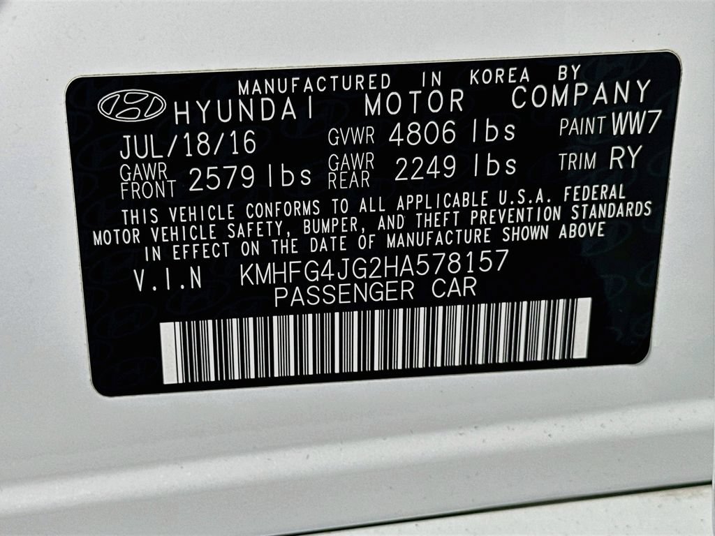 Used 2017 Hyundai Azera FWD image 21