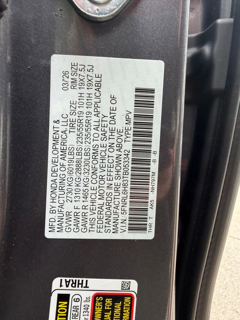 Certified 2026 Honda Odyssey Touring image 36